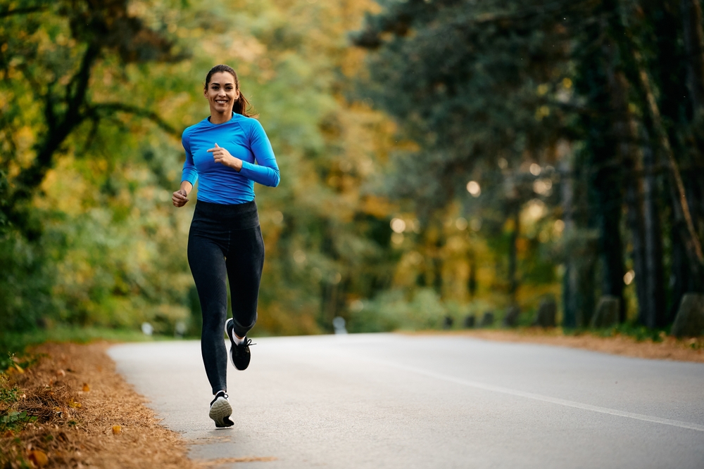 woman working on kinesiology running exercises in north vancouver