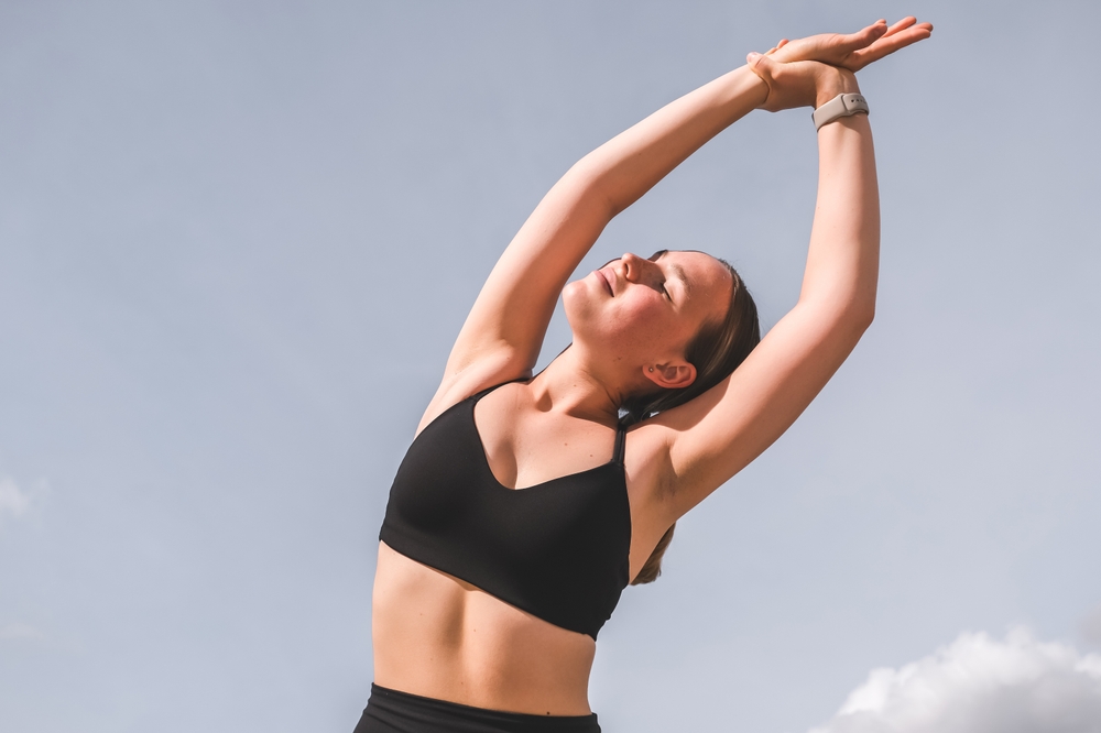 woman working on kinesiology exercises in north vancouver